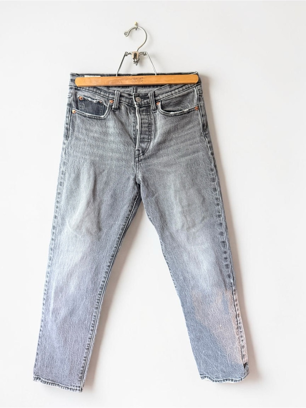 Levi's Wedgie Straight Women's Washed Black Jeans